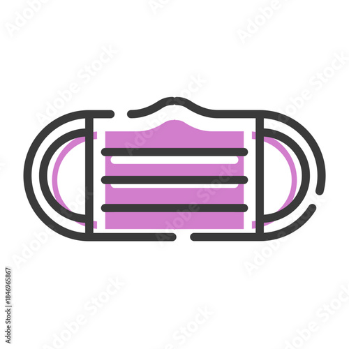 Medical mask icon