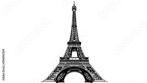 Diver in Pool - Black & White Flat Design