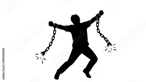 Factory Floor Illustration - BW Flat Design