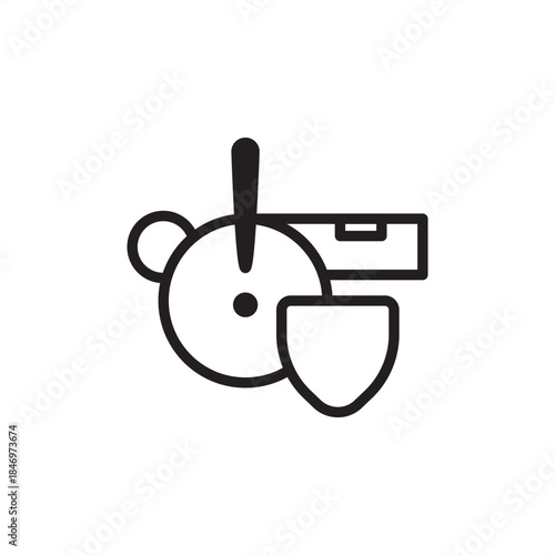 Whistleblower protection icon symbolizing ethical reporting, fraud prevention, and anti-retaliation, representing HR legal compliance, corporate ethics, and a robust organizational governance strategy