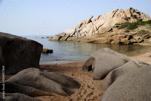 La spiaggia di Cala Grande a Capo Testa