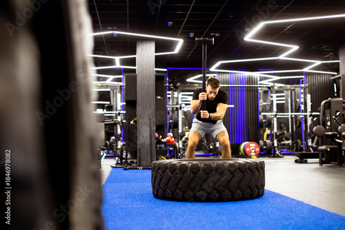 Engaging workout session at...
