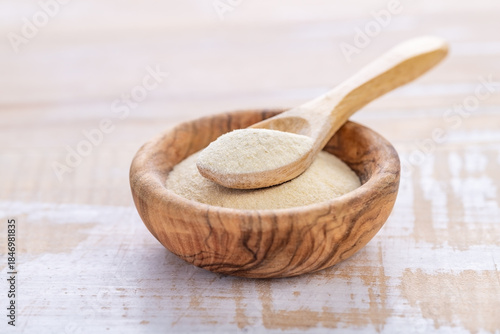 Bilde på lerret Xanthan gum  -  polysaccharide used in food industry as thickening agent and sta