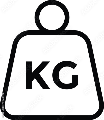 Weight heavy kg icon set.  shipping and load indication sign. Heavy weight measurement icons. Equipment indicator in physical training
