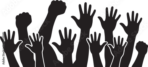 hands vector illustration