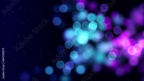Abstract animated particle background