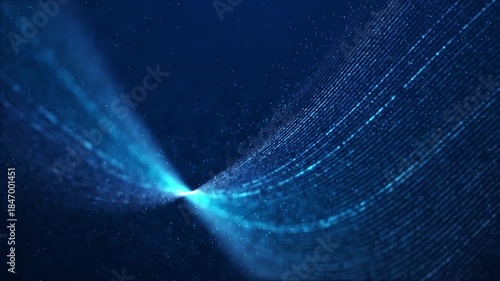 Abstract animated particle background