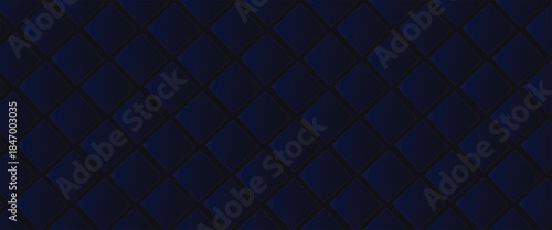 Phantom Blue upholstery. Geometric pattern. Stylish texture. Luxury black background. Vector illustration.Suitable for your design. Cover, poster, flyer.