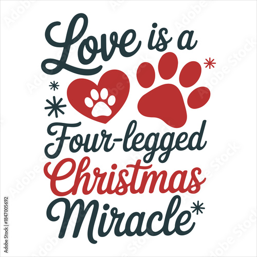 Love is a four-legged Christmas miracle