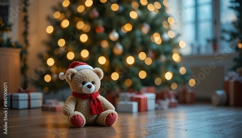 Cozy Teddy Bear Christmas
