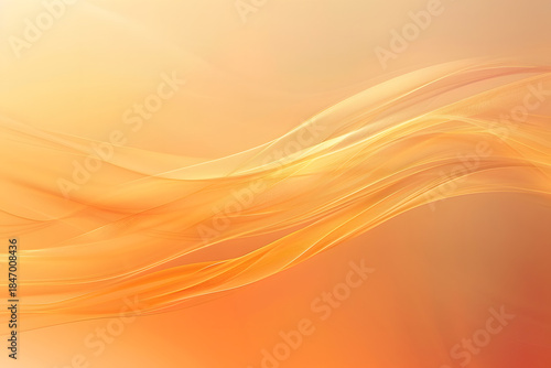 Abstract Elegance: A captivating swirl of warm, flowing light dances across the canvas, exuding a sense of movement and serenity, perfect for adding a touch of sophistication to any design.