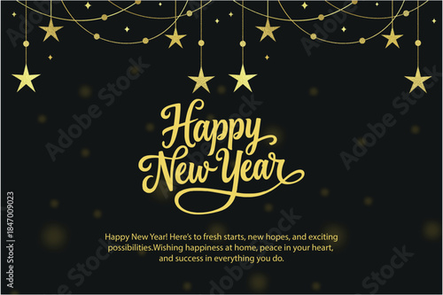 Happy New Year Photo 2026 Wishes Greetings Card