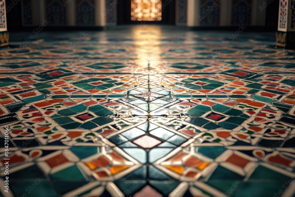 Naklejka premium Ornate Floor Tiles
