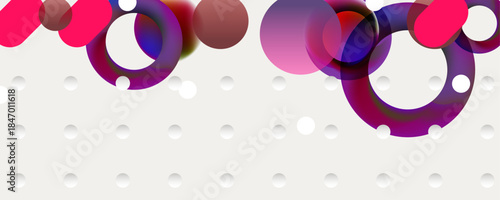 New conceptual abstract fluid creative banner, trendy bright neon colors with dynamic lines. Presentation, slides for social media, or creative