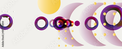 New conceptual abstract fluid creative banner, trendy bright neon colors with dynamic lines. Presentation, slides for social media, or creative