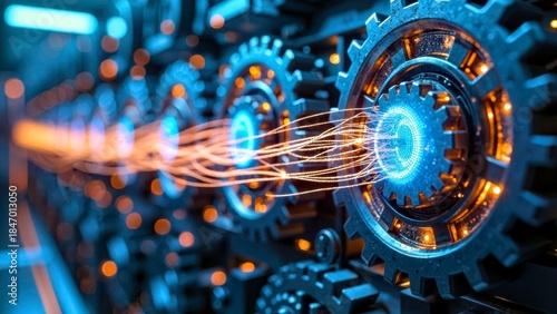 Light Chain Device Decoration Technology Art Zone