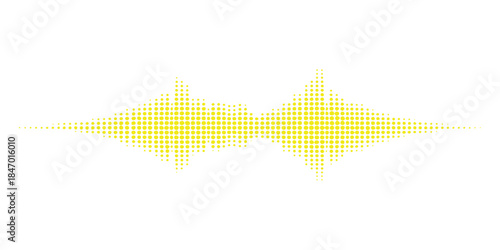 Abstract vector illustration of a golden star and business graph waves featuring a 3d technology design with a music equalizer bar and success arrow symbols on a dark background