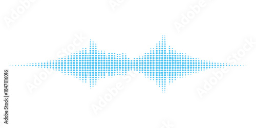 Abstract blue background with dots representing financial data growth on a business chart illustration