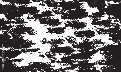 Black and white tie dye pattern with fuzzy texture