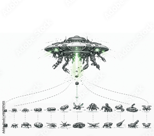 Hovering Nano Factory