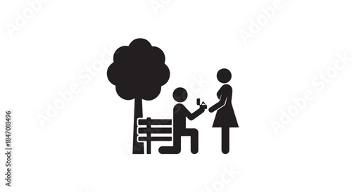 Family silhouette of mother and son vector illustration