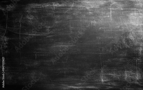 Horizontal chalk board background. Copy space stock photo. 