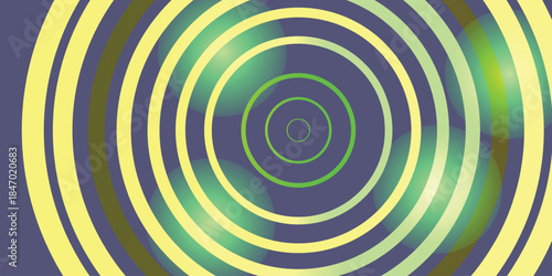 Abstract background  Neon green circles abstract pattern background Vector Illustration