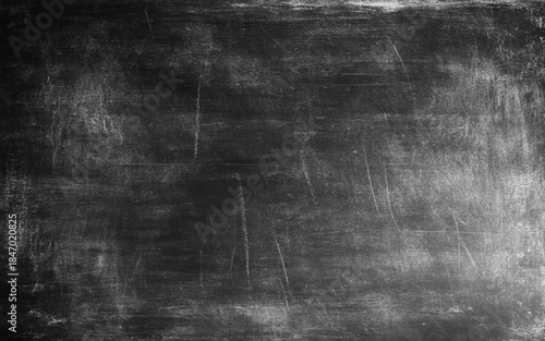 Horizontal chalk board background. Copy space stock photo. 