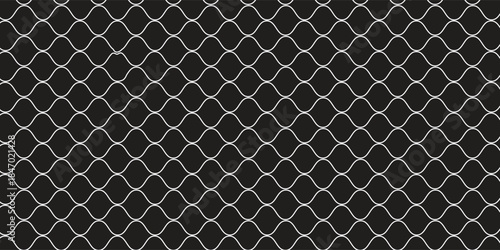 Mesh texture for fishing nets. Seamless pattern for sportswear or soccer goal, volleyball net, basketball hoop, hockey, athletics. Abstract net background for sports