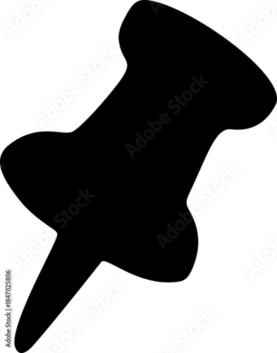 Pushpin Hand Drawn Icon