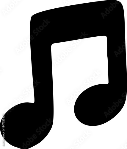 Music Note Doodle Icon