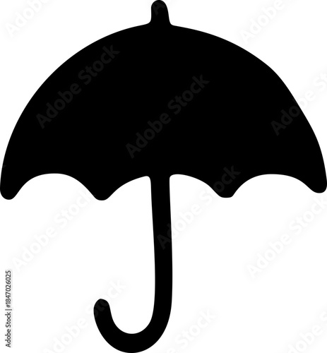 Umbrella Doodle Icon