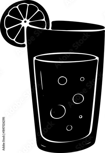 Lemonade Glass Doodle