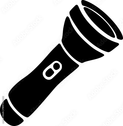 Flashlight Silhouette Icon