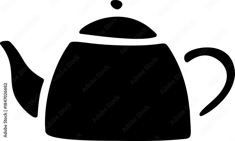 Obraz premium Teapot Doodle Icon