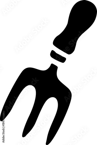 Garden Fork Doodle Icon