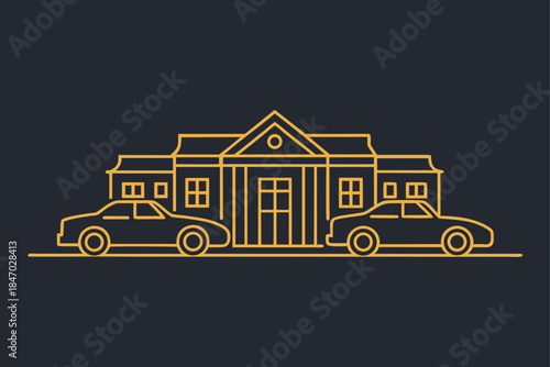 vector-illustration-high-society-estate-gold-accent