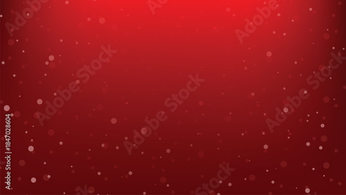 Festive Red Christmas Snowflakes Background Vector Graphic Design Template for Winter Holiday Wallpaper