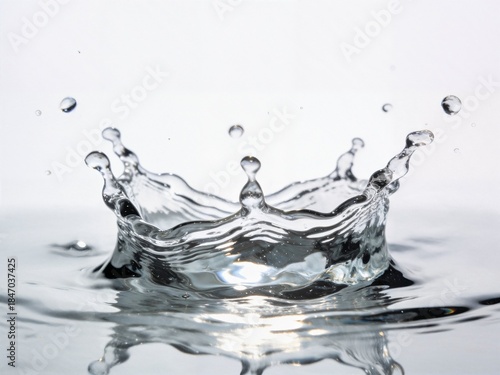 Water Drop Crown Splash