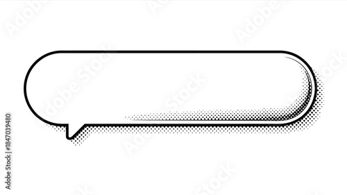 Speech bubble icon for dialogue and communication needs