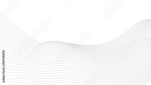 Modern wavy lines design element for creative projects