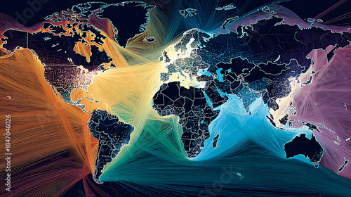  Map of global shipping routes disrupted by geopolitical tensions (1)