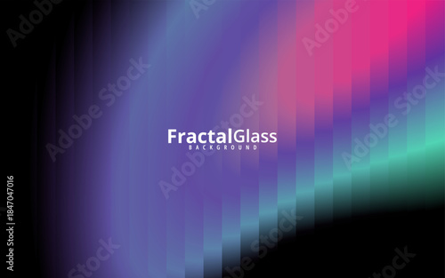 Abstract Digital Art with Vibrant Colors and Geometric Patterns for Modern Creative Design Vector