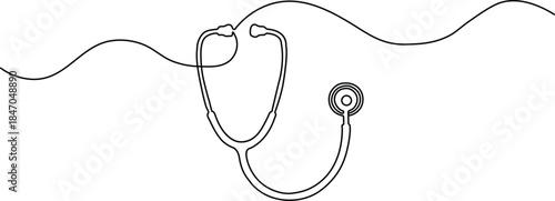 A modern abstract illustration of medical healthcare equipment.
