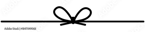 Gift bow collection features hand drawn ribbon knots in minimalist line style perfect for present tags, cards, and elegant packaging. Vector illustration isolated on white.