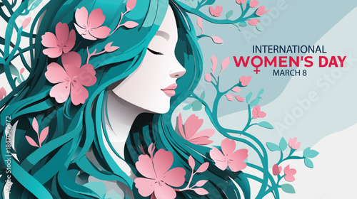  International Women's Day banner concept.