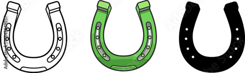 Fresh organic peach fruit with green leaves, healthy sweet summer snack vector illustration set.