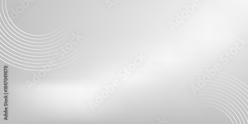Silver foil background with metal mirror texture. Chrome gradient surface with light gloss simple abstract Print