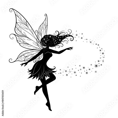 girl with butterfly