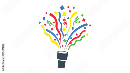 Colorful network cable with multicolored wires emerging